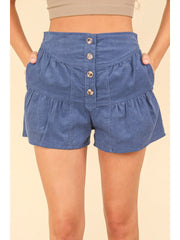 Lila Corduroy Shorts