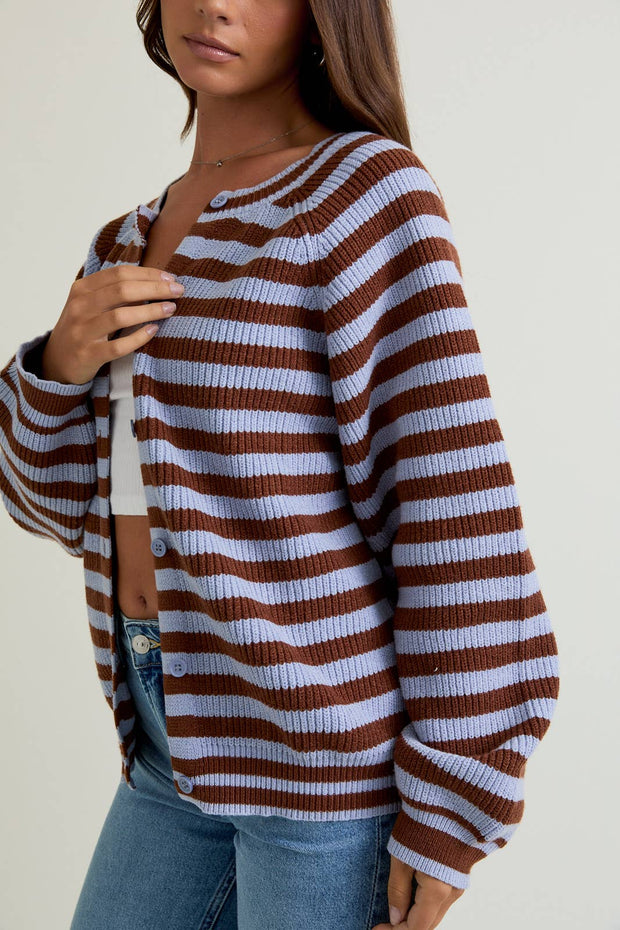 Callie Striped Cardigan