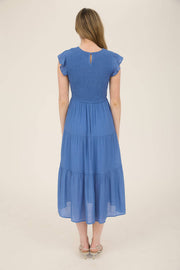 Clara Smocked Midi Dress