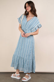 Saffron Boho Midi Dress