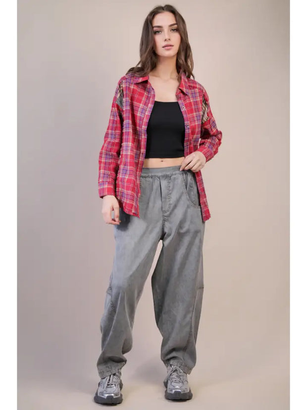 Sloane Flannel Top