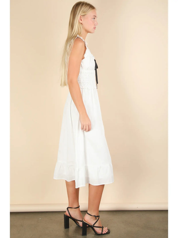 Timeless Smocked Midi Dress