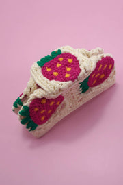 JUMBO CROCHET FLORAL HAIR CLAW CLIPS