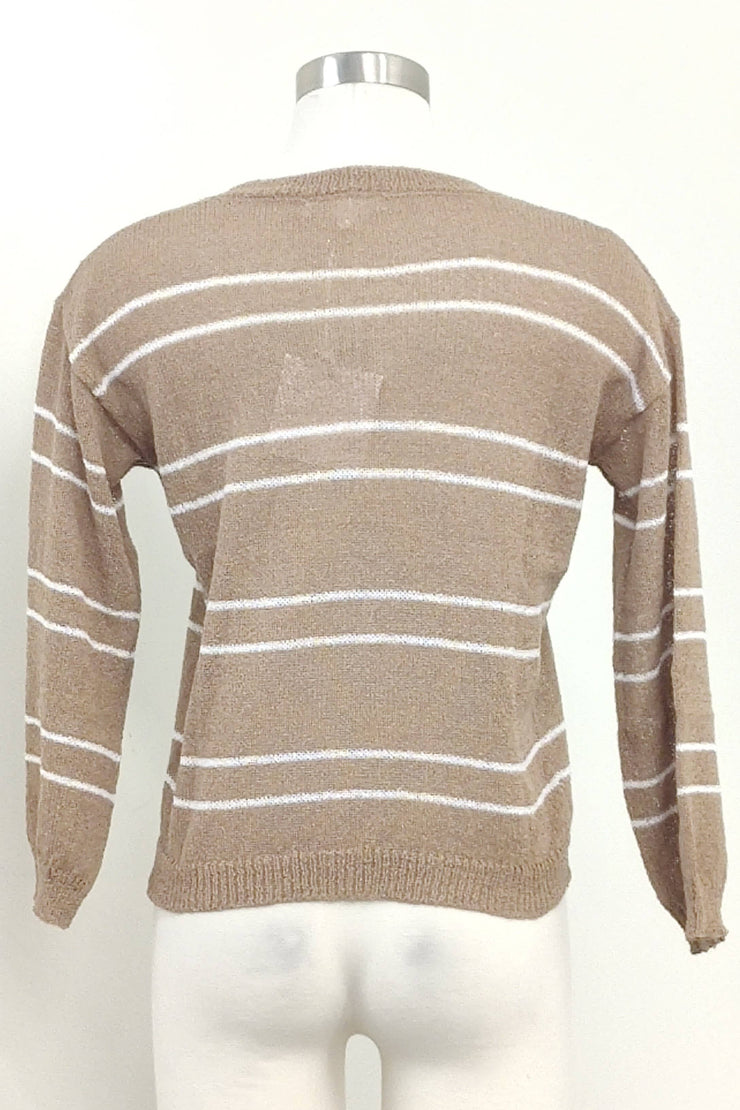 Coffee Break Stripe Sweater