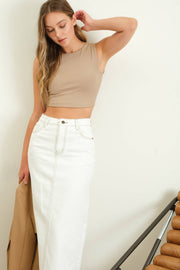 Isley Denim Midi Skirt