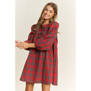 Christmas Day Plaid Dress