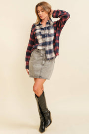 Claire Flannel Top