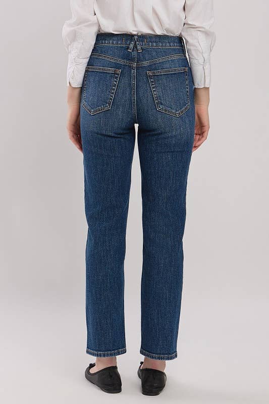 Olsen High Rise Straight Leg Jean