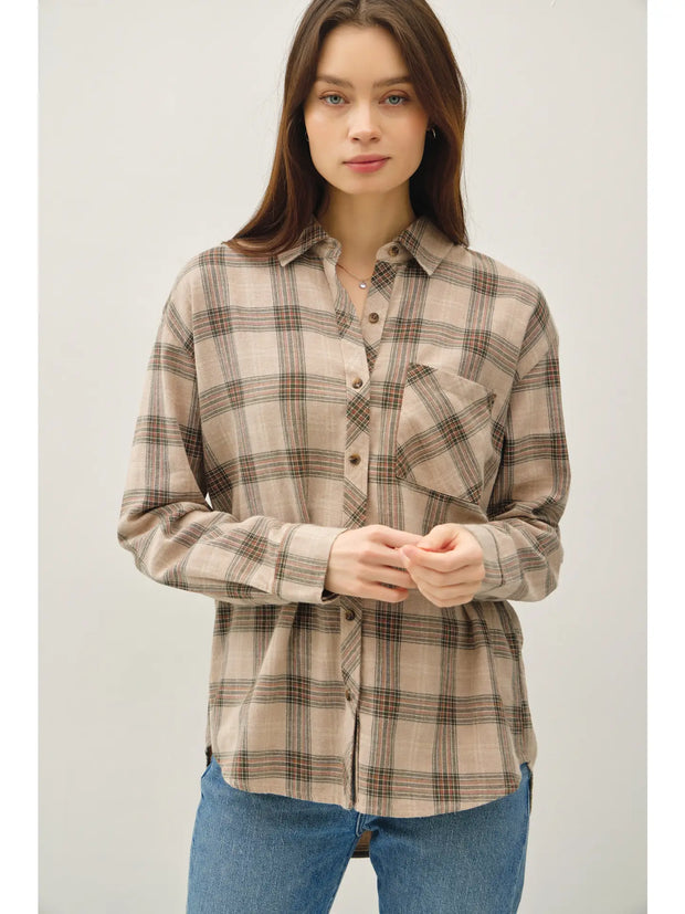 Taylor Plaid Top