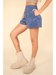 Lila Corduroy Shorts
