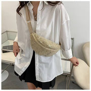 Crossbody Straw Bag
