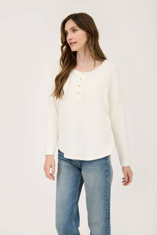 Treena Waffle Knit Top