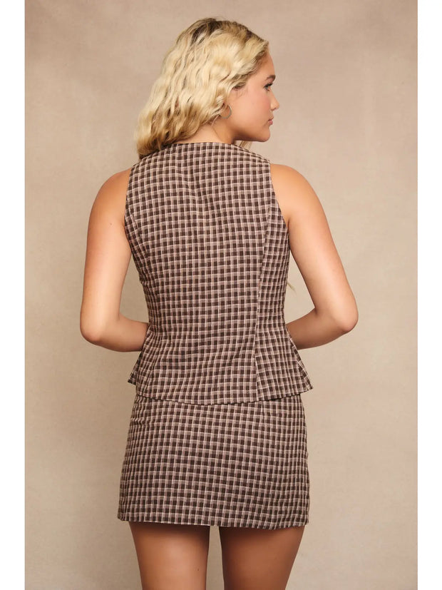 Blair Plaid Mini Skirt