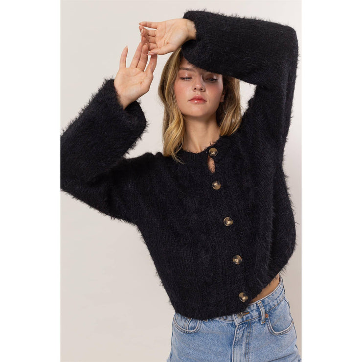 Sabrina Fuzzy Cardigan