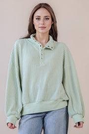 Brielle Waffle Knit Pullover