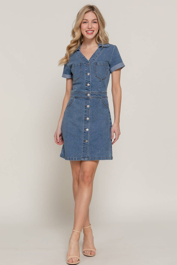City Blues Denim Mini Dress