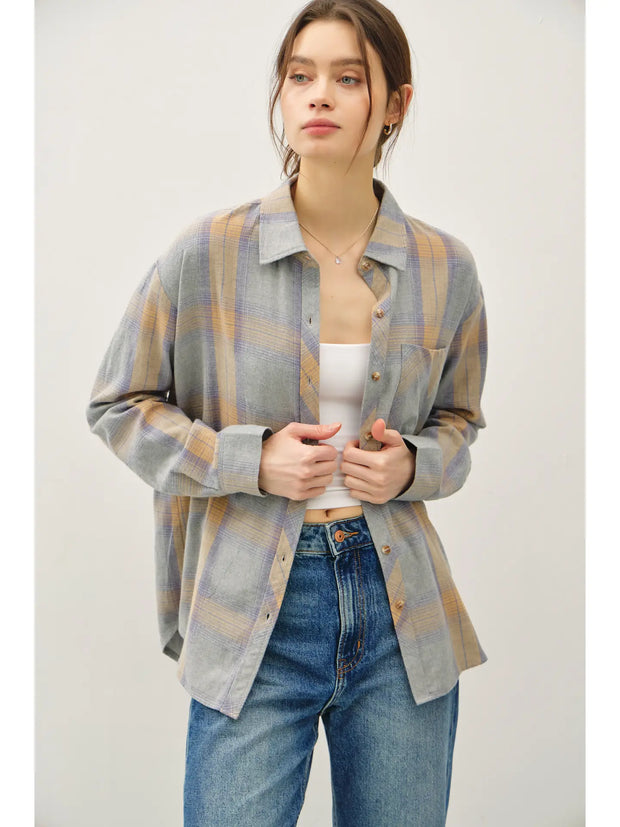 Riley Plaid Top