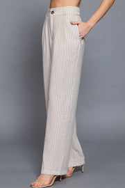 Coastal Lines Straight Leg Pants