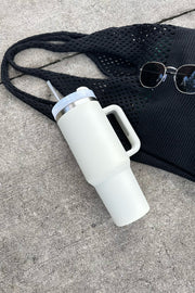 Cleo Steel Tumbler Beige