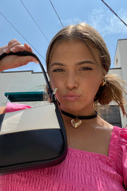 Heart Pendant Choker