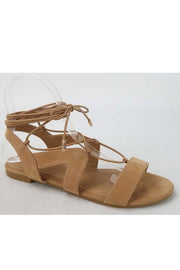Lace Me Up Sandals Camel