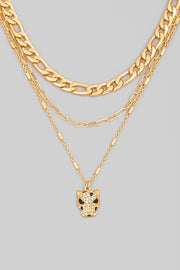 Jaguar Pendant Chain Necklace