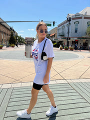 'Merica Eagle Graphic Tee White