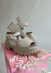 Aida Solid Chunky Sandal Sand