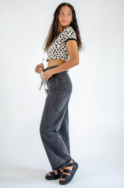 Kelley Wide Leg Jeans Black