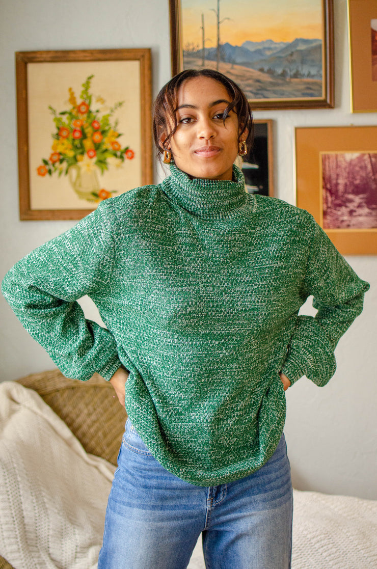 Vienna Oversized Sweater Green