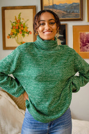 Vienna Oversized Sweater Green