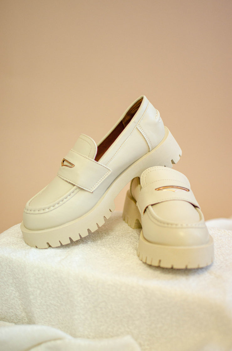 Quinn Loafers Ivory
