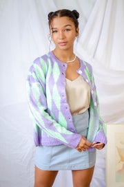 Kyra Knit Cardigan Sweater Green