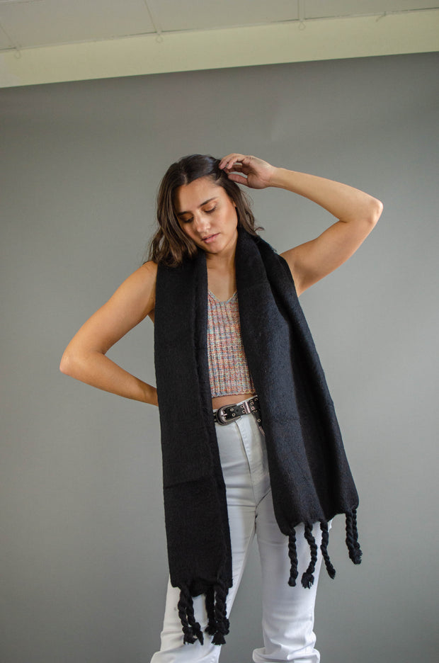 Solid Wool Scarf