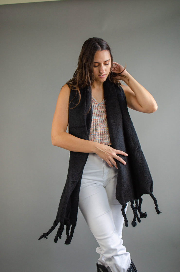 Solid Wool Scarf