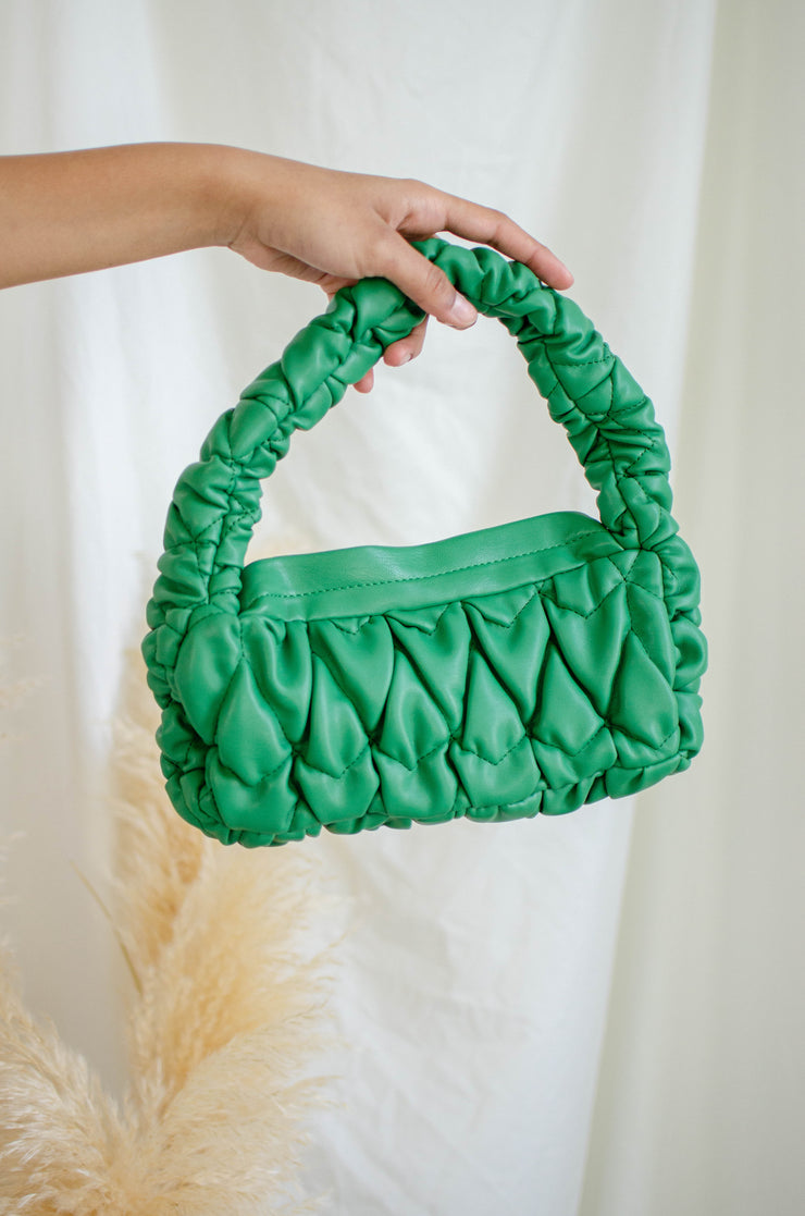 Quilted Leather Shoulder Purse
