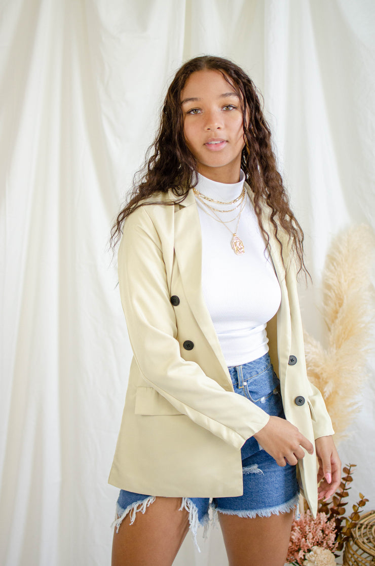 Arianne Oversized Blazer Khaki