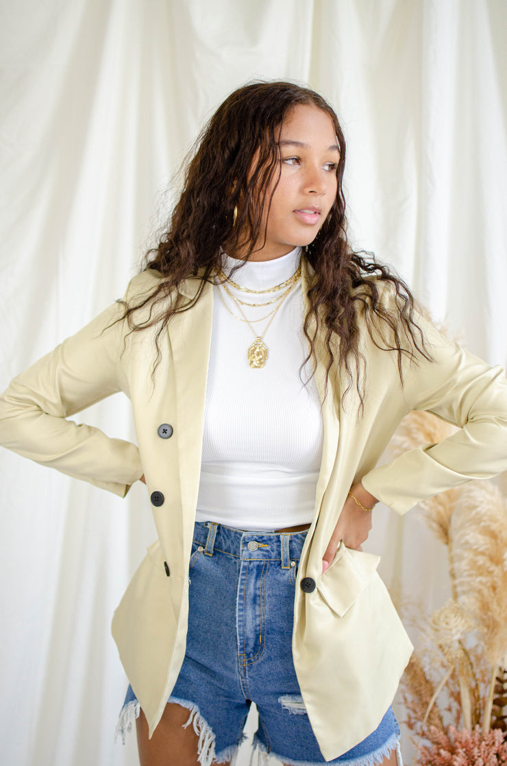 Arianne Oversized Blazer Khaki