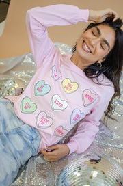 Heart Candy Graphic Long Sleeve