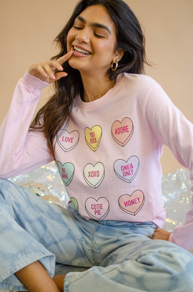 Heart Candy Graphic Long Sleeve
