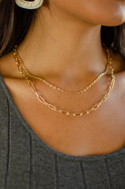 Double Layer Chain Necklace