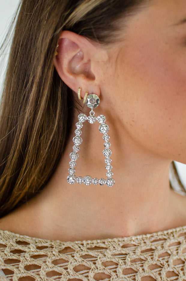 Textured Dangle Earrings