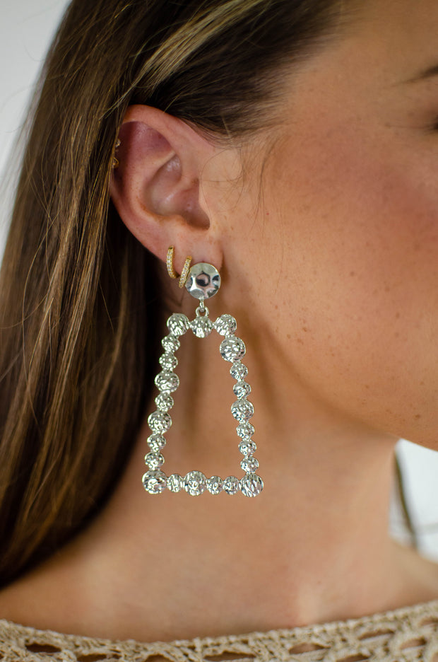 Textured Dangle Earrings