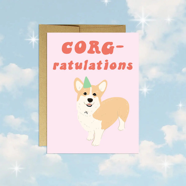 Corg-ratulations | Congrats Card