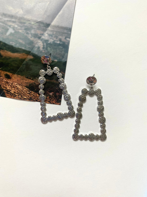 Textured Dangle Earrings
