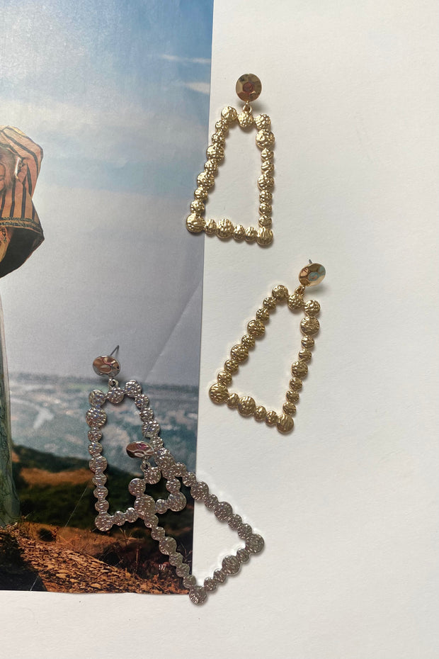 Textured Dangle Earrings