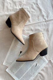 To The Beat Suede Boots Tan