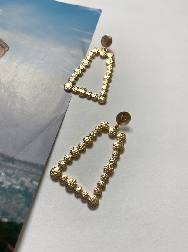 Textured Dangle Earrings