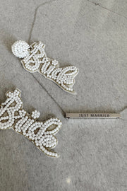 Just Married Bar Necklace