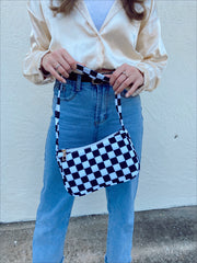 Checkered Shoulder Bag